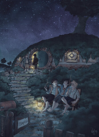 frodo farewell party-milder