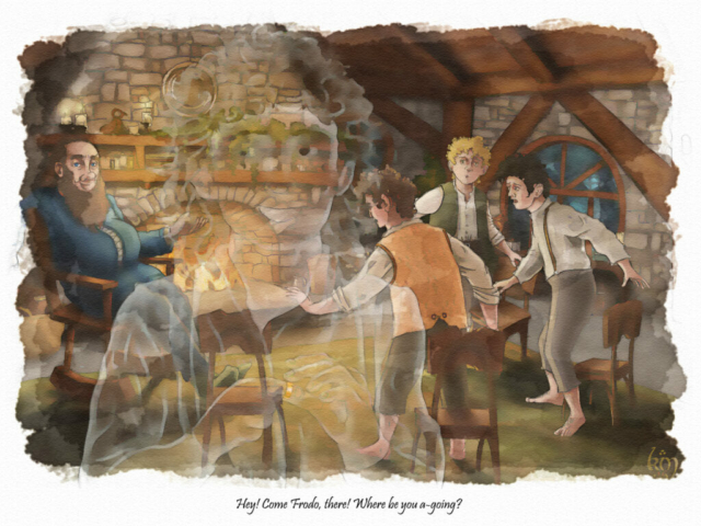 Kyriakos Mauridis illustrations Lord of the Rings