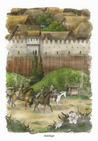 Kyriakos Mauridis illustrations Lord of the Rings