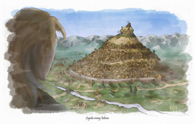 Kyriakos Mauridis illustrations Lord of the Rings