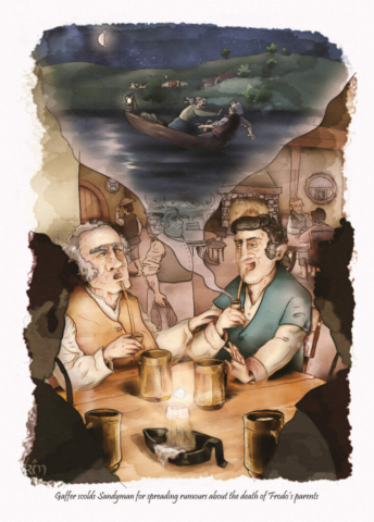 Kyriakos Mauridis illustrations Lord of the Rings