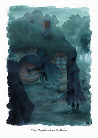 Kyriakos Mauridis illustrations Lord of the Rings